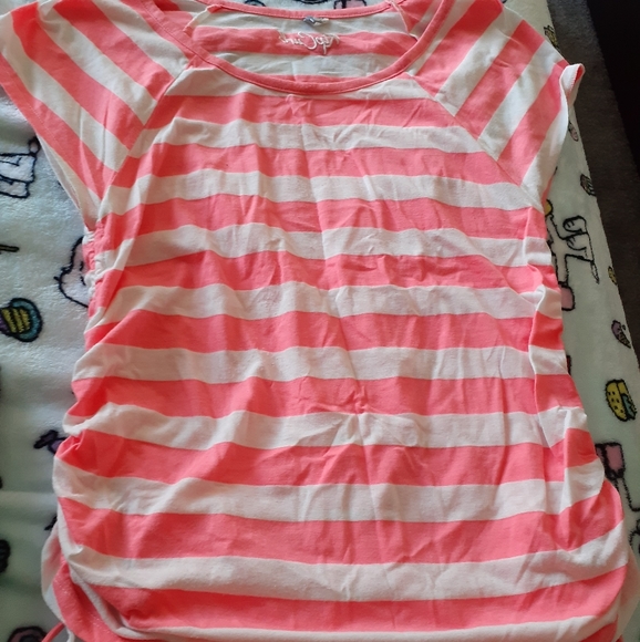 Rip Curl womens Sml orange stripe cinch tunic - Picture 2 of 3